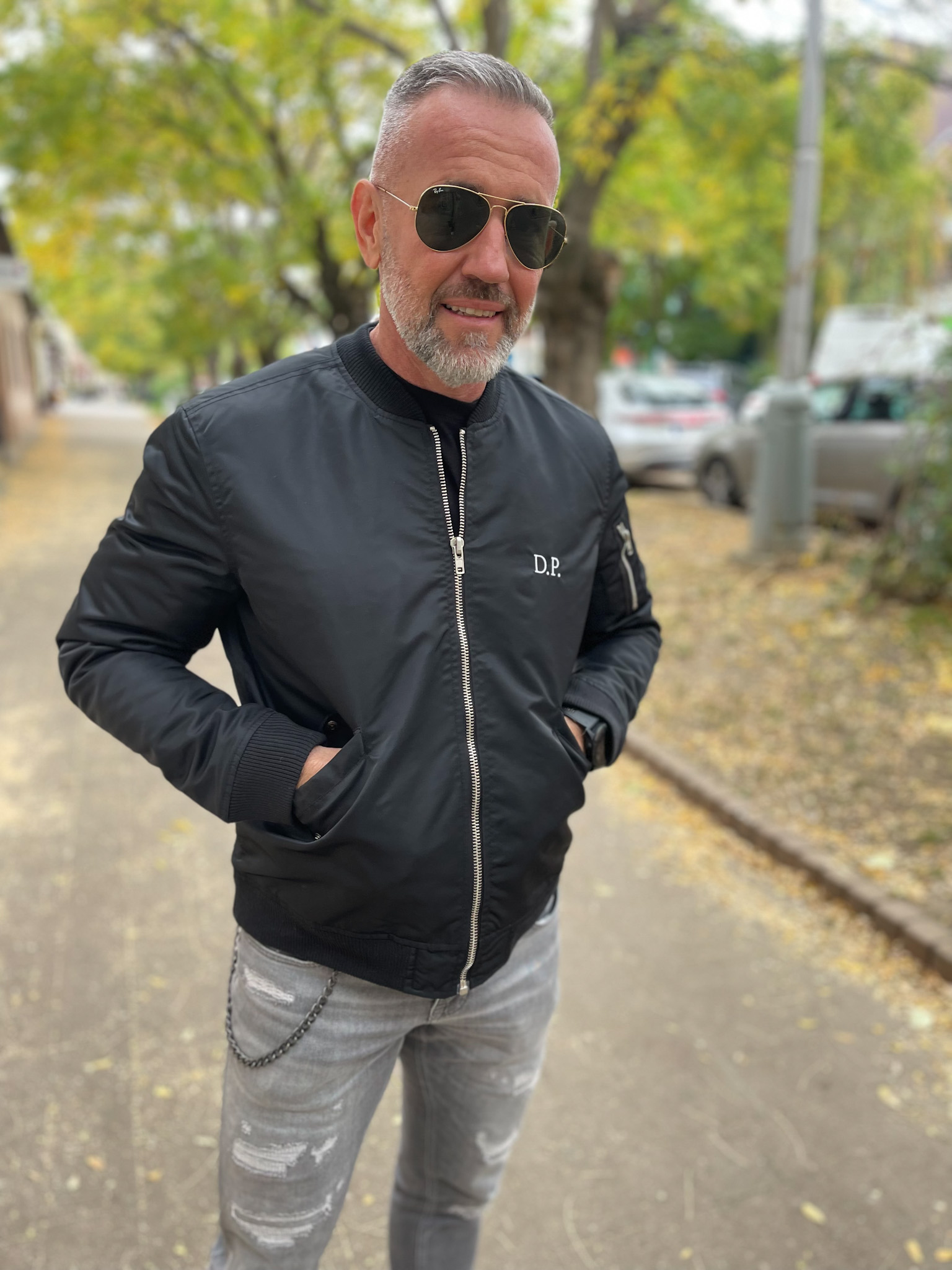 Luxusná Bomber Bunda